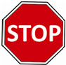 STOP sign represent
